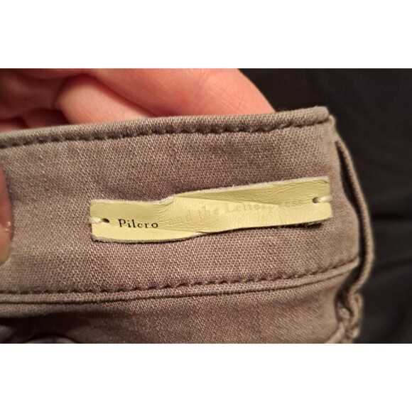 Anthropologie Pilcro and the Letterpress Jeans Sz 27 Stet Skinny Crop Purple - Picture 7 of 15